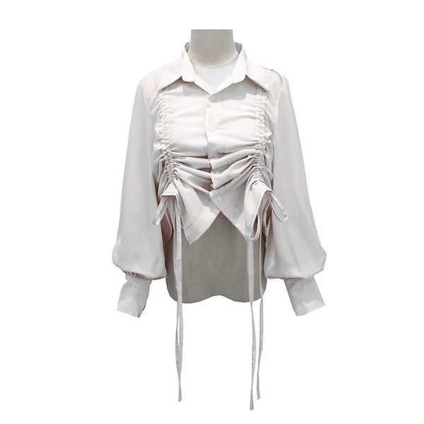 women long full sleeve turn down neck office lady solid blue white blouse shirt b0209 210514
women long full sleeve turn down neck office lady solid blue white blouse shirt b0209 210514