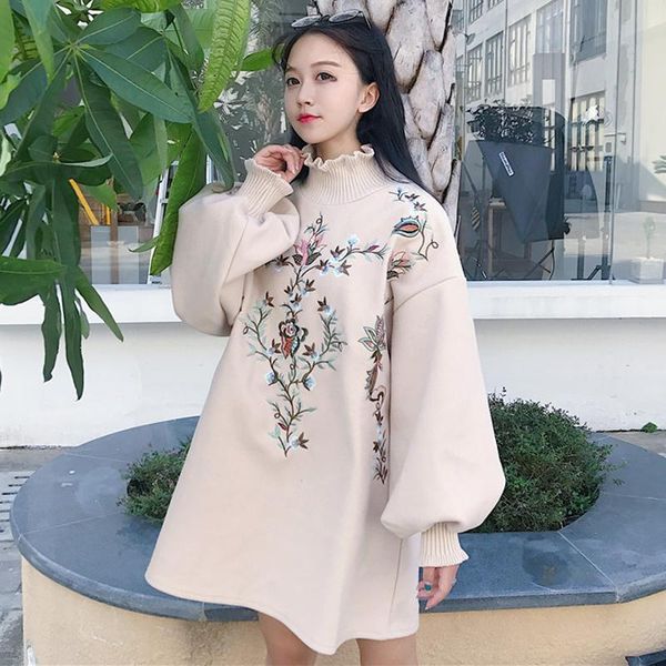 casual dresses autumn dress, women's korean version, fresh and loose embroidery lantern sleeve high waist fashion vintage dress, Black;gray
casual dresses autumn dress, women's korean version, fresh and loose embroidery lantern sleeve high waist fashion vintage dress, Black;gray