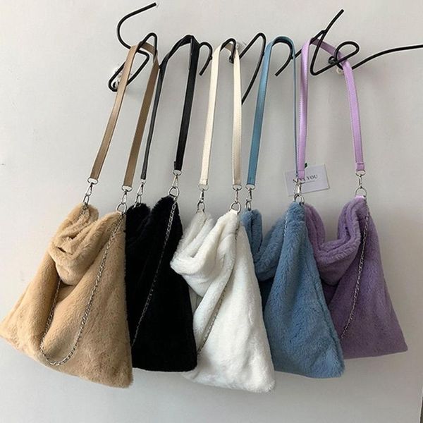 evening bags xsling solid color shoulder female winter soft plush underarm bag 2022 large capacity fluffy chain faux fur tote
evening bags xsling solid color shoulder female winter soft plush underarm bag 2022 large capacity fluffy chain faux fur tote