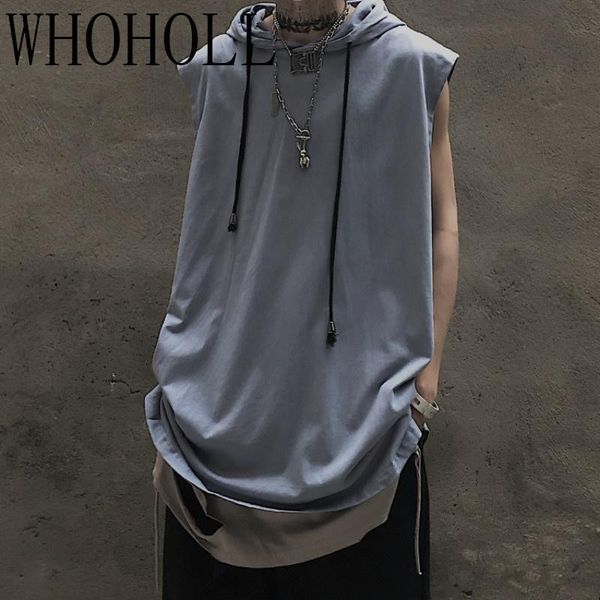 men' tank 2021 men bodybuilding cotton gyms fitness hooded vest sleeveless shirt summer casual sportwear workout clothing, White;black
men' tank 2021 men bodybuilding cotton gyms fitness hooded vest sleeveless shirt summer casual sportwear workout clothing, White;black