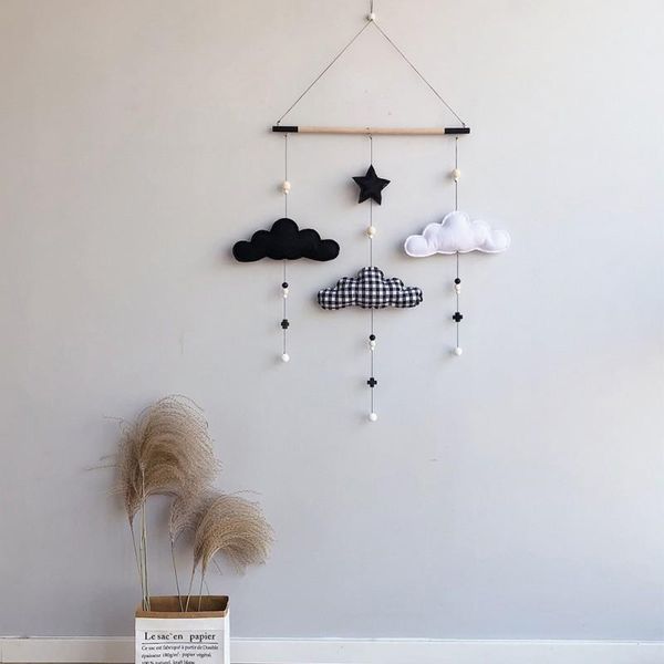 decorative objects & figurines felt black and white clouds wooden beads hanging decoration with wood sticks wall ornaments for children room
decorative objects & figurines felt black and white clouds wooden beads hanging decoration with wood sticks wall ornaments for children room