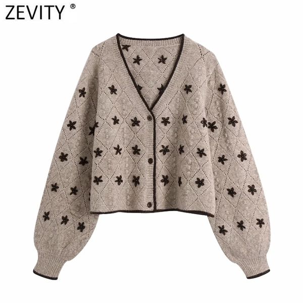 women vintage v neck embroidery cardigan knitting sweater female chic lantern sleeve appliques casual coat s596 210416, White;black
women vintage v neck embroidery cardigan knitting sweater female chic lantern sleeve appliques casual coat s596 210416, White;black