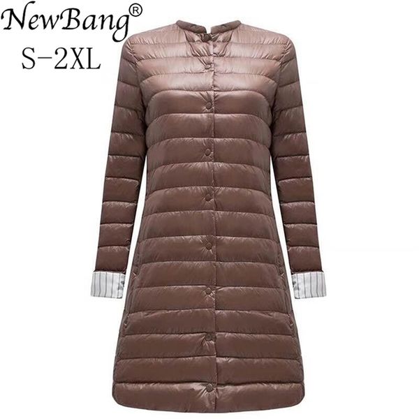 bang ultra light down jacket women portable female winter long feather slim parkas stand collar womens s 210927, Black
bang ultra light down jacket women portable female winter long feather slim parkas stand collar womens s 210927, Black
