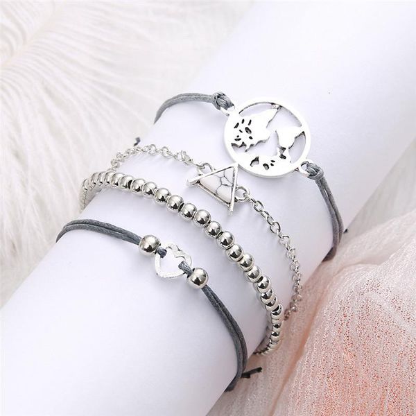 charm bracelets miss jq classic vintage heart set for women bohemian map v-shape bracelet female fashion jewelry gifts, Golden;silver
charm bracelets miss jq classic vintage heart set for women bohemian map v-shape bracelet female fashion jewelry gifts, Golden;silver
