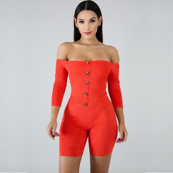 women's jumpsuits & rompers fashion women slash neck slim jumpsuit casual long sleeve solid off shoulder button playsuit, Black;white
women's jumpsuits & rompers fashion women slash neck slim jumpsuit casual long sleeve solid off shoulder button playsuit, Black;white
