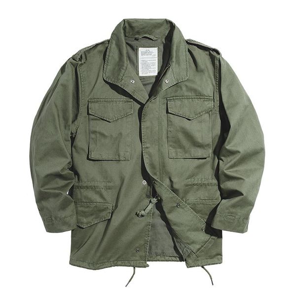 men's jackets retro jacket engraved m65 denim army military multi-pocket men, Black;brown
men's jackets retro jacket engraved m65 denim army military multi-pocket men, Black;brown
