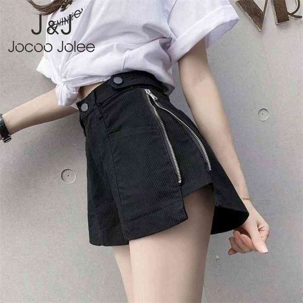 jocoo jolee casual side zipper a-line women summer solid loose shorts button all-match high waist wide leg pants 210518, White;black
jocoo jolee casual side zipper a-line women summer solid loose shorts button all-match high waist wide leg pants 210518, White;black