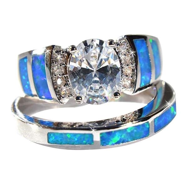 wedding rings luxury blue zircon for women inlaid fine prong setting engagement couple ring size 5-10, Slivery;golden
wedding rings luxury blue zircon for women inlaid fine prong setting engagement couple ring size 5-10, Slivery;golden