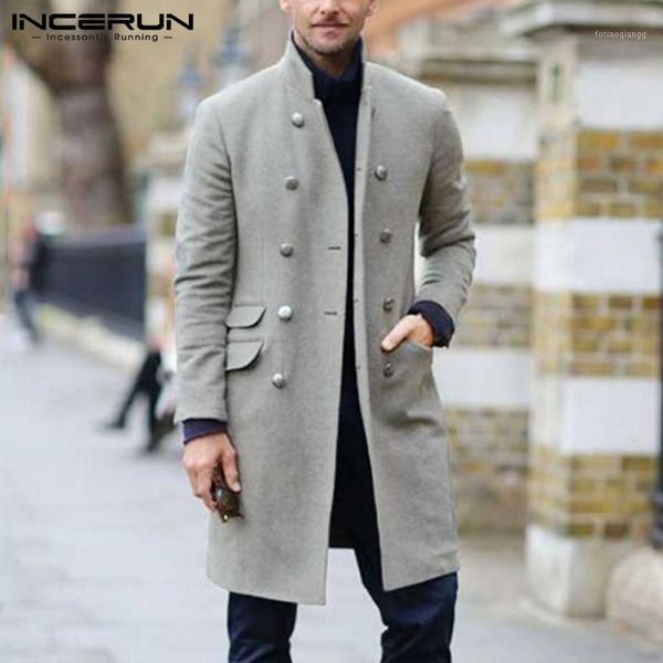 mens solid trench winter long sleeve lapel coats men fashion double breasted style jackets overcoats plus size men's, Black;brown
mens solid trench winter long sleeve lapel coats men fashion double breasted style jackets overcoats plus size men's, Black;brown