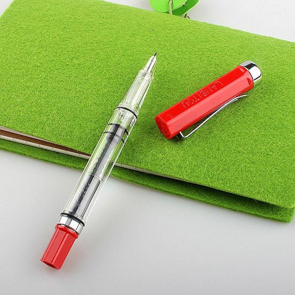 fountain pens plastic transparent pen f/ef nib dark tip 0.5mm hooded 0.38mm colorful ink school office supplies
fountain pens plastic transparent pen f/ef nib dark tip 0.5mm hooded 0.38mm colorful ink school office supplies