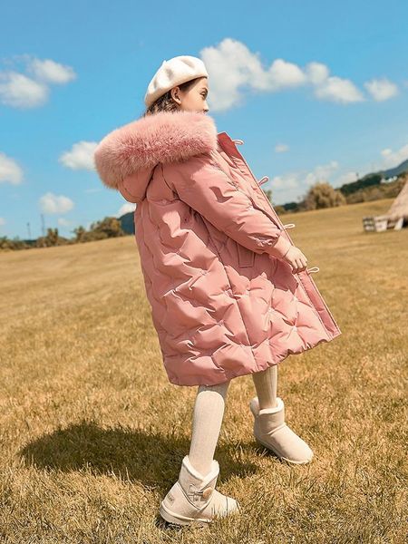down coat children winter girls thick warm fur hooded parkas 5-14 years kids teenager embroidery midi-length zipper outerwear, Blue;gray
down coat children winter girls thick warm fur hooded parkas 5-14 years kids teenager embroidery midi-length zipper outerwear, Blue;gray