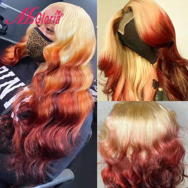 lace wigs 180 density body wave brazilian hair t613 /burgundy colored transparent human part for women, Black;brown
lace wigs 180 density body wave brazilian hair t613 /burgundy colored transparent human part for women, Black;brown