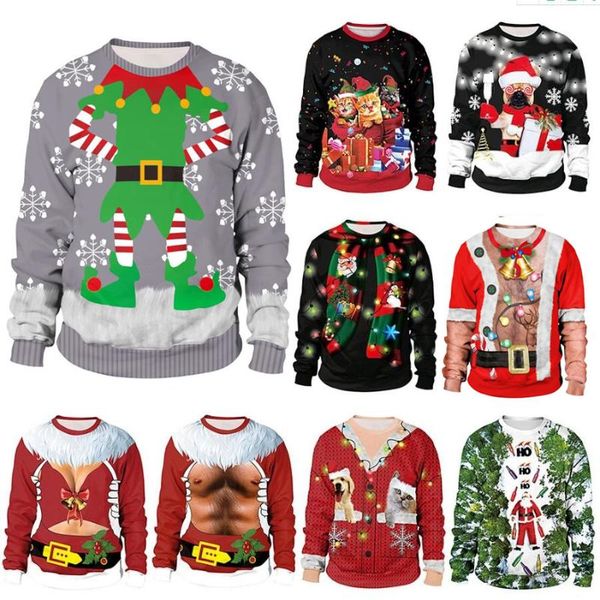 men's sweaters ugly christmas sweater men women elf snowflake tacky jumpers pullover holiday party xmas sweatshirt, White;black
men's sweaters ugly christmas sweater men women elf snowflake tacky jumpers pullover holiday party xmas sweatshirt, White;black