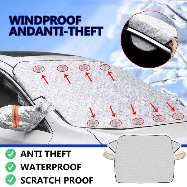magnetic sunshade car windshield cover snow ice blocked front window protector accessories
magnetic sunshade car windshield cover snow ice blocked front window protector accessories
