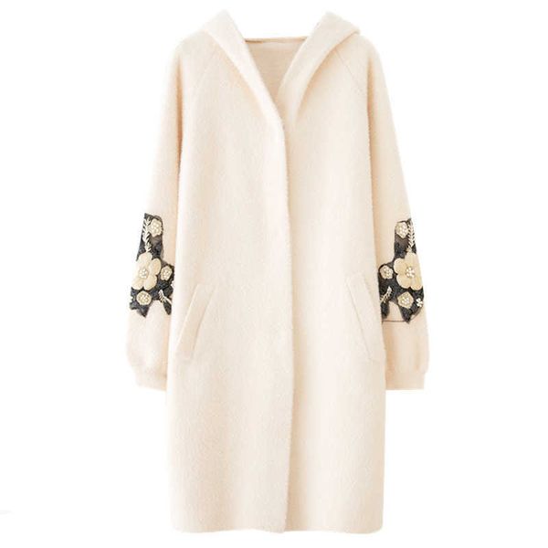 cardigan women long sleeve hooded mohair sweater winter knitted female woman pocket 210601, White
cardigan women long sleeve hooded mohair sweater winter knitted female woman pocket 210601, White