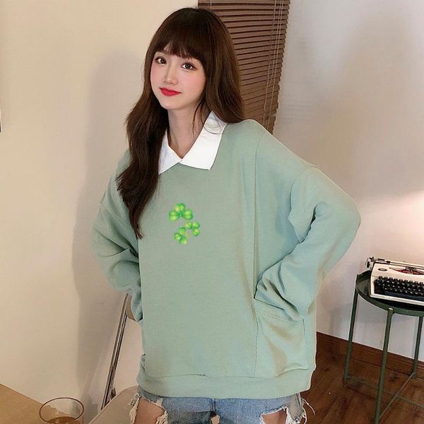 women's hoodies & sweatshirts cute graphic pullover cotton turn-down collar sweatshirt harajuku green swearshirt oversized hoodie long, Black
women's hoodies & sweatshirts cute graphic pullover cotton turn-down collar sweatshirt harajuku green swearshirt oversized hoodie long, Black