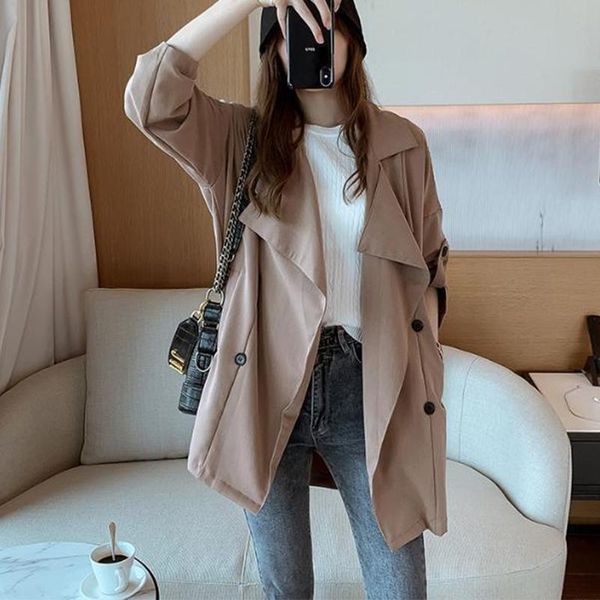 women's trench coats women coat autumn lapel single breasted long sleeve light weight office lady mid ladies windbreak, Tan;black
women's trench coats women coat autumn lapel single breasted long sleeve light weight office lady mid ladies windbreak, Tan;black