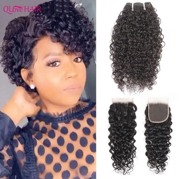 human hair bulks chinese pixie curls bundle with closure extensions single weft 3/4 bundles 4x4 lace 50g/pc, Black
human hair bulks chinese pixie curls bundle with closure extensions single weft 3/4 bundles 4x4 lace 50g/pc, Black