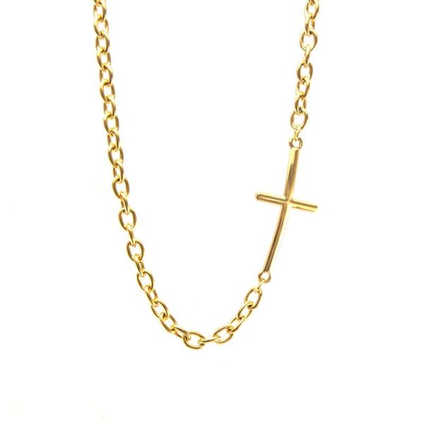 pendant necklaces the cross necklace for women 6mm rolo cable chain stainless steel collar choker, Silver
pendant necklaces the cross necklace for women 6mm rolo cable chain stainless steel collar choker, Silver
