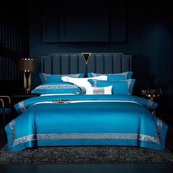 bedding sets 1000tc egyptian cotton set 4pcs blue duvet cover flat sheet pillowcase embroidery bed for adult
bedding sets 1000tc egyptian cotton set 4pcs blue duvet cover flat sheet pillowcase embroidery bed for adult