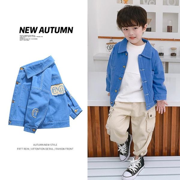 jackets boy coat jean kids baby clothes 2021 fashion spring autumn party outwear outfits toddler uniform cotton children clothing, Blue;gray
jackets boy coat jean kids baby clothes 2021 fashion spring autumn party outwear outfits toddler uniform cotton children clothing, Blue;gray