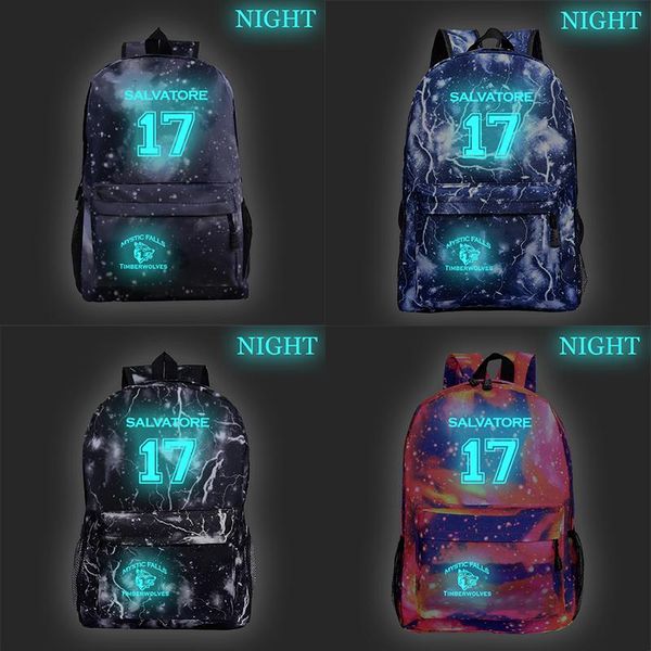 backpack the vampire diaries luminous sport students boys girls school bags fashion pattern schoolbag
backpack the vampire diaries luminous sport students boys girls school bags fashion pattern schoolbag