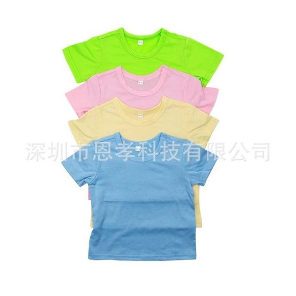 2021 summer heat transfer baby t-shirt blank thermal transfer printing short sleeve kids boys and grils round neck tee clothing h917xv75, Blue
2021 summer heat transfer baby t-shirt blank thermal transfer printing short sleeve kids boys and grils round neck tee clothing h917xv75, Blue