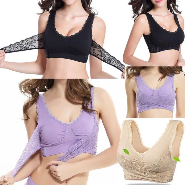 bras front cross side buckle seamless and comfortable lace bra breathable for women sport gym underwear, Red;black
bras front cross side buckle seamless and comfortable lace bra breathable for women sport gym underwear, Red;black