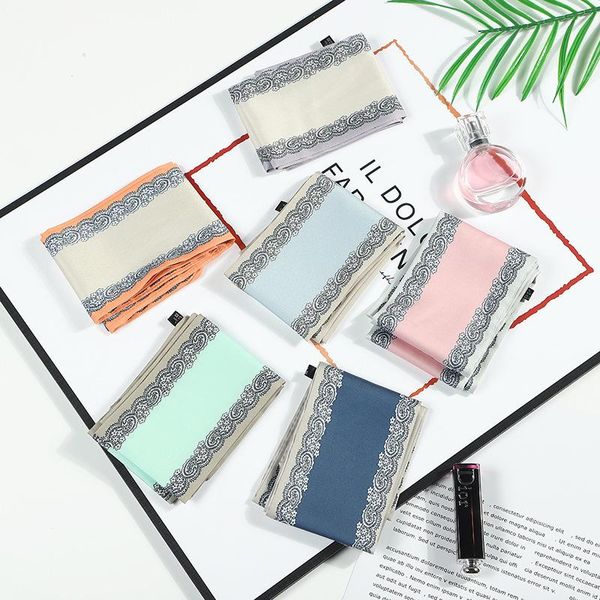 scarves luxury silk scarf women long print hijab hair band small neck handle bag ribbons pure color, Blue;gray
scarves luxury silk scarf women long print hijab hair band small neck handle bag ribbons pure color, Blue;gray