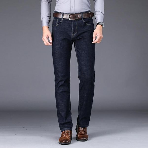 men's jeans 2021 spring summer autumn stretch straight fit denim pants brand style trousers mens wear, Blue
men's jeans 2021 spring summer autumn stretch straight fit denim pants brand style trousers mens wear, Blue