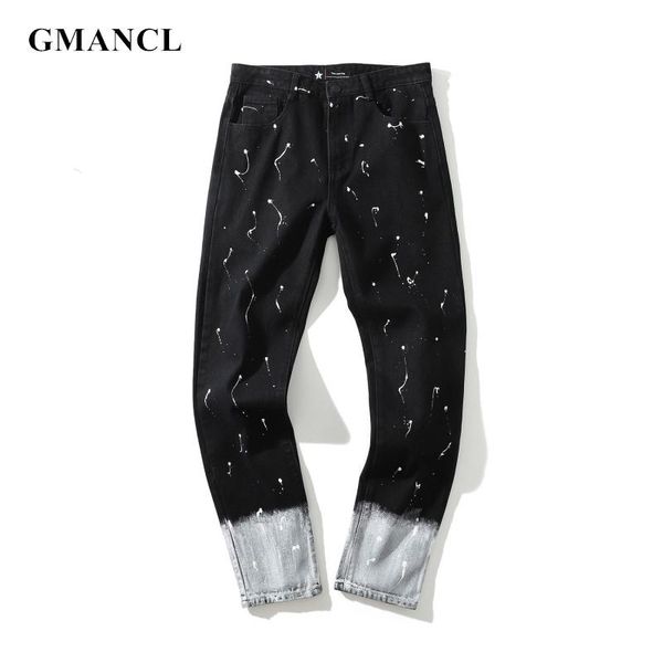 men streetwear splashing ink printed gradient color straight jeans trousers male motorcycle cotton casua hip hop denim pants men's, Blue
men streetwear splashing ink printed gradient color straight jeans trousers male motorcycle cotton casua hip hop denim pants men's, Blue