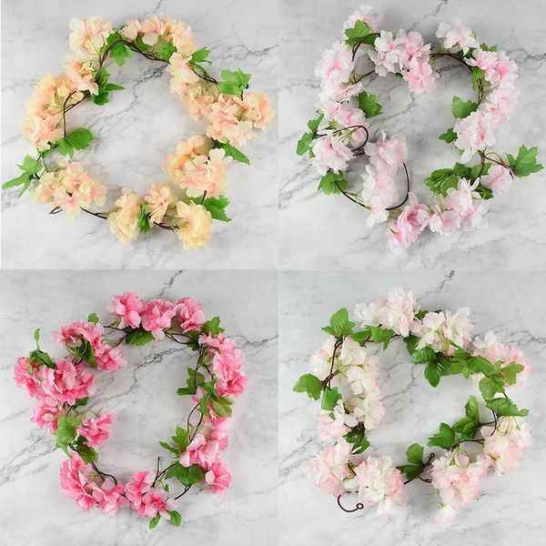 decorative flowers & wreaths 225cm artificial cherry blossom vine rattan silk flower sakura wedding festival party home garden diy hanging g
decorative flowers & wreaths 225cm artificial cherry blossom vine rattan silk flower sakura wedding festival party home garden diy hanging g