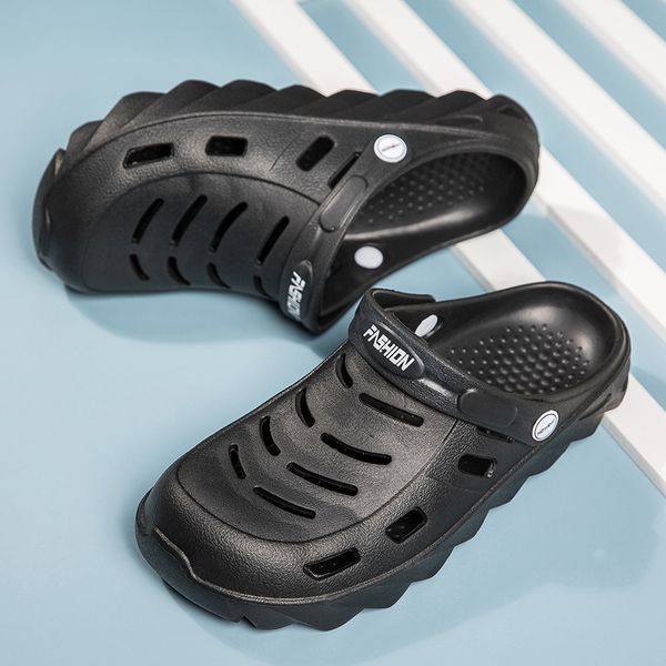 newhigh new wholesale quality 2023 summer personality slippers outdoor beach hole shoes men flip flop no brand non-slip sandals slipper n-sl, Black
newhigh new wholesale quality 2023 summer personality slippers outdoor beach hole shoes men flip flop no brand non-slip sandals slipper n-sl, Black