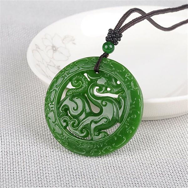 chains green jade pendant medal dragon hollow carving jewelry handmade nameplate necklaces, Silver
chains green jade pendant medal dragon hollow carving jewelry handmade nameplate necklaces, Silver