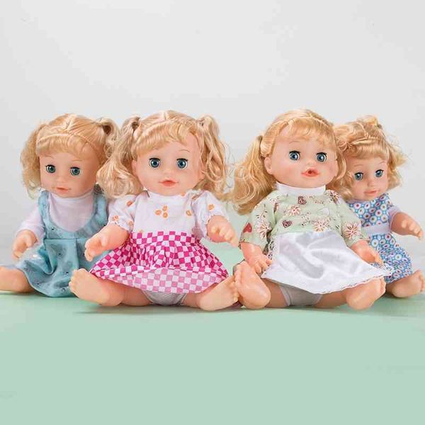 children's enamel baby doll simulation house can talk girl toy princess change clothes blink to drink water and urine
children's enamel baby doll simulation house can talk girl toy princess change clothes blink to drink water and urine