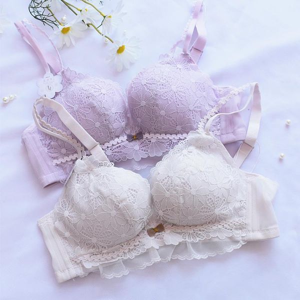 bras sets light french sweet lace soft skin-friendly cotton no steel ring bra set small student comfortable intimate push up lingerie, Red;black
bras sets light french sweet lace soft skin-friendly cotton no steel ring bra set small student comfortable intimate push up lingerie, Red;black