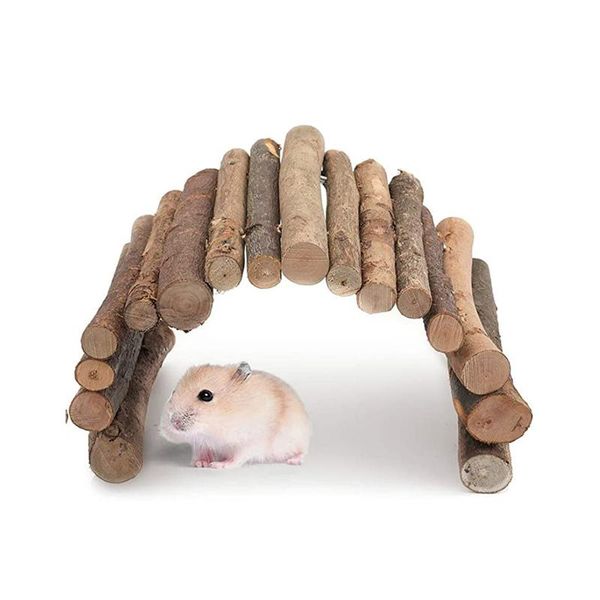 small animal supplies wooden bridge toys for rat hamster hide house in cave fence climb ladder pet toy
small animal supplies wooden bridge toys for rat hamster hide house in cave fence climb ladder pet toy