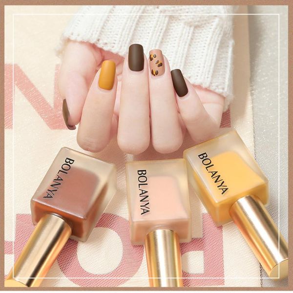 nail polish bolanya frosted gel water-based bake varnish matte quick-drying peelable glue art tslm
nail polish bolanya frosted gel water-based bake varnish matte quick-drying peelable glue art tslm