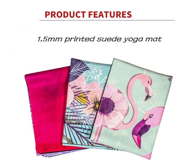 yoga mats 1830*680*15mm natural rubber suede mat flamingo printed fitness anti-slip wide portable folding thin blanket
yoga mats 1830*680*15mm natural rubber suede mat flamingo printed fitness anti-slip wide portable folding thin blanket
