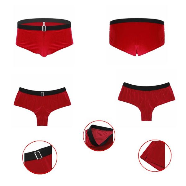 underpants mens sissy velvet lingerie boxer shorts christmas holiday fancy cosplay costume low rise elastic waistband mini panties, Black;white
underpants mens sissy velvet lingerie boxer shorts christmas holiday fancy cosplay costume low rise elastic waistband mini panties, Black;white