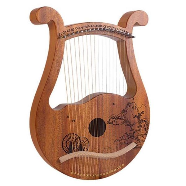 trekking poles lyre harp,19 string mahogany unique patterns carved symbols,for music lovers beginners,etc
trekking poles lyre harp,19 string mahogany unique patterns carved symbols,for music lovers beginners,etc