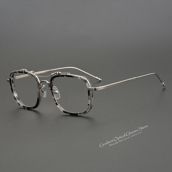 japan retro handmade eyewear titanium square optical vintage glasses frame for men and women myopia prescription reading fashion sunglasses, Black
japan retro handmade eyewear titanium square optical vintage glasses frame for men and women myopia prescription reading fashion sunglasses, Black