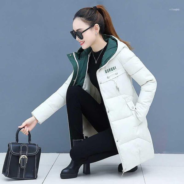 women's down & parkas women 2021 winter jacket hooded thicken coat long parka cotton padded gilrs jaqueta feminina plus size m-3xl1, Black
women's down & parkas women 2021 winter jacket hooded thicken coat long parka cotton padded gilrs jaqueta feminina plus size m-3xl1, Black