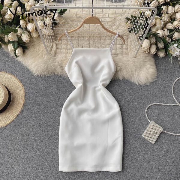 casual dresses yitimoky high waist pearl spaghetti strap women backless sleeveless a-line solid clothing 2021 summer fashion, Black;gray
casual dresses yitimoky high waist pearl spaghetti strap women backless sleeveless a-line solid clothing 2021 summer fashion, Black;gray