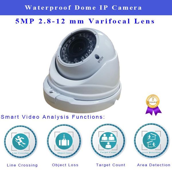 cameras infrared ip camera 5mp h.265 waterproof dome supports onvif poe 2.8-12mm varifocal lens for security surveillance system
cameras infrared ip camera 5mp h.265 waterproof dome supports onvif poe 2.8-12mm varifocal lens for security surveillance system