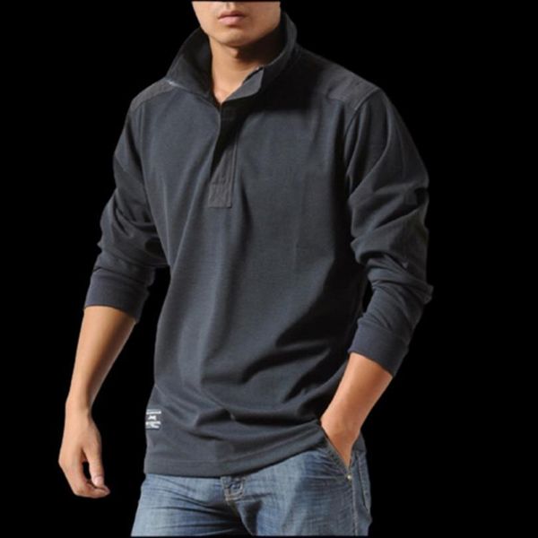 cotton casual shirts autumn loose mens polos long sleeved tactical military big size business leisure polo shirt m 3xl, White;black
cotton casual shirts autumn loose mens polos long sleeved tactical military big size business leisure polo shirt m 3xl, White;black