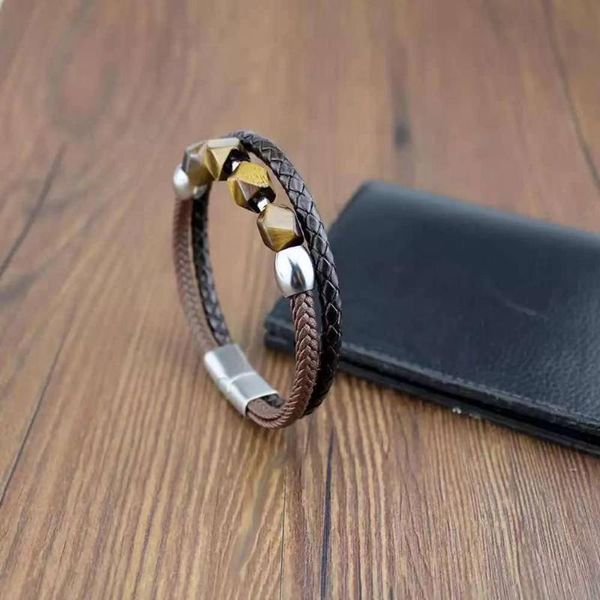 beaded, strands charm natural tiger eye stone bracelet for men geometric shape black braided leather bracelets gifts bijoux homme
beaded, strands charm natural tiger eye stone bracelet for men geometric shape black braided leather bracelets gifts bijoux homme