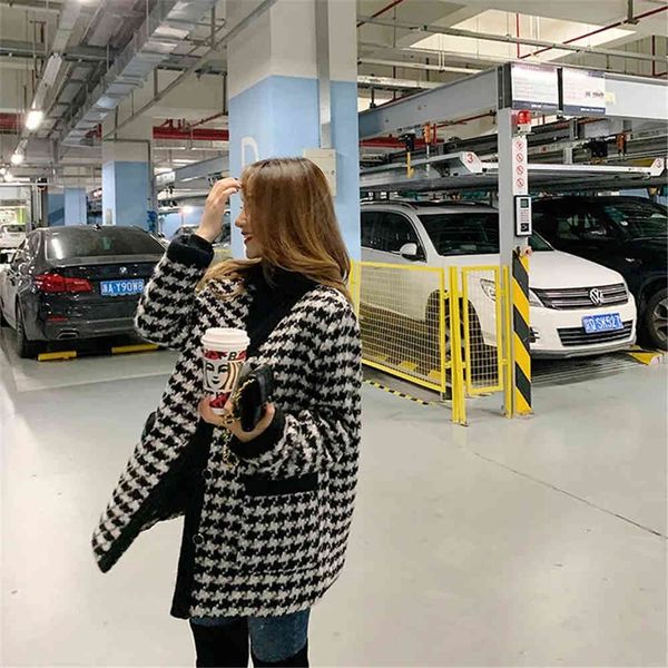 women's suits & blazers korean women's houndstooth tweed jackets buttons loose stylish pocket plaid quilted wool vintage office la, White;black
women's suits & blazers korean women's houndstooth tweed jackets buttons loose stylish pocket plaid quilted wool vintage office la, White;black