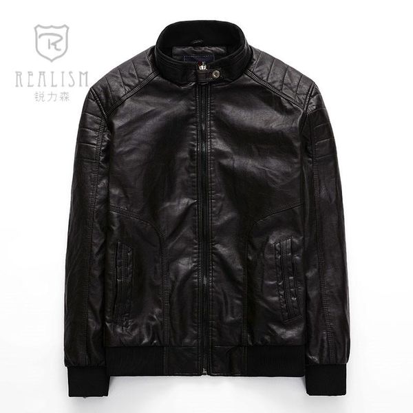 men's fur & faux 2021 korean version slim-fitting stand-up pu leather jacket the spring and autumn, Black
men's fur & faux 2021 korean version slim-fitting stand-up pu leather jacket the spring and autumn, Black