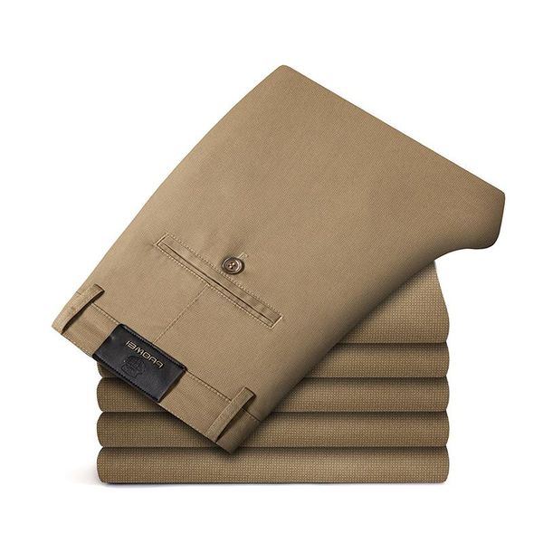 men's pants spring autumn cotton straight casual business fashion solid color elasticity khaki trousers male brand, Black
men's pants spring autumn cotton straight casual business fashion solid color elasticity khaki trousers male brand, Black